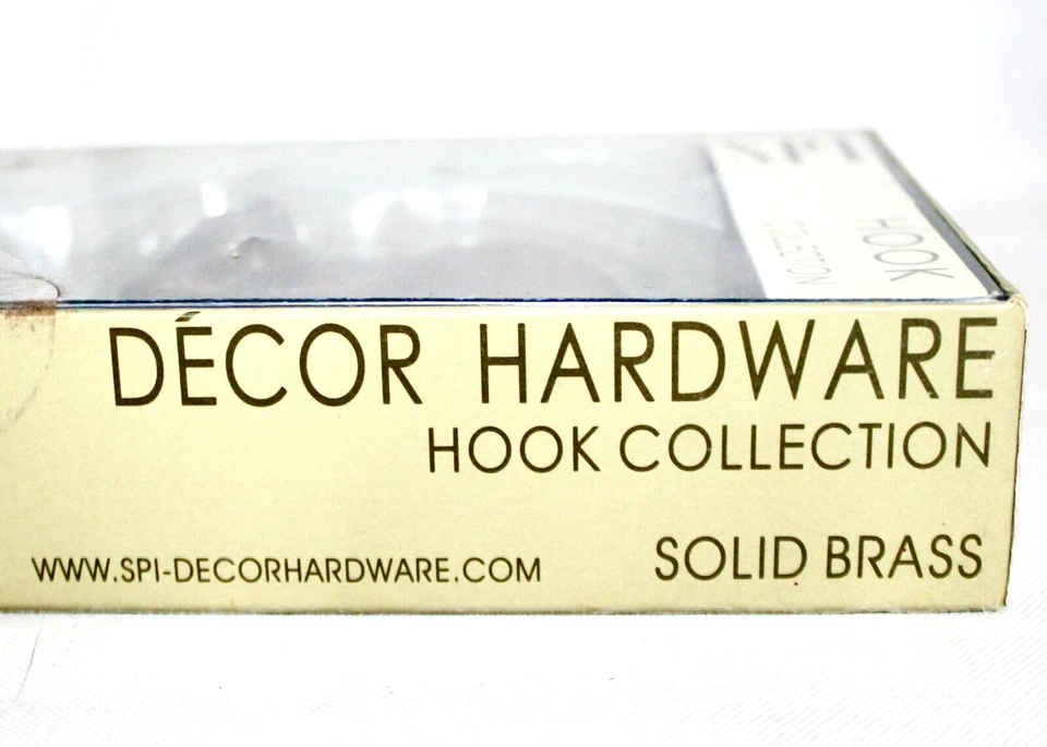 SPI HOME Bears Key Holder Rack Brown Solid Brass 5 Hooks Wall Mount 30707 - Image 2 of 3