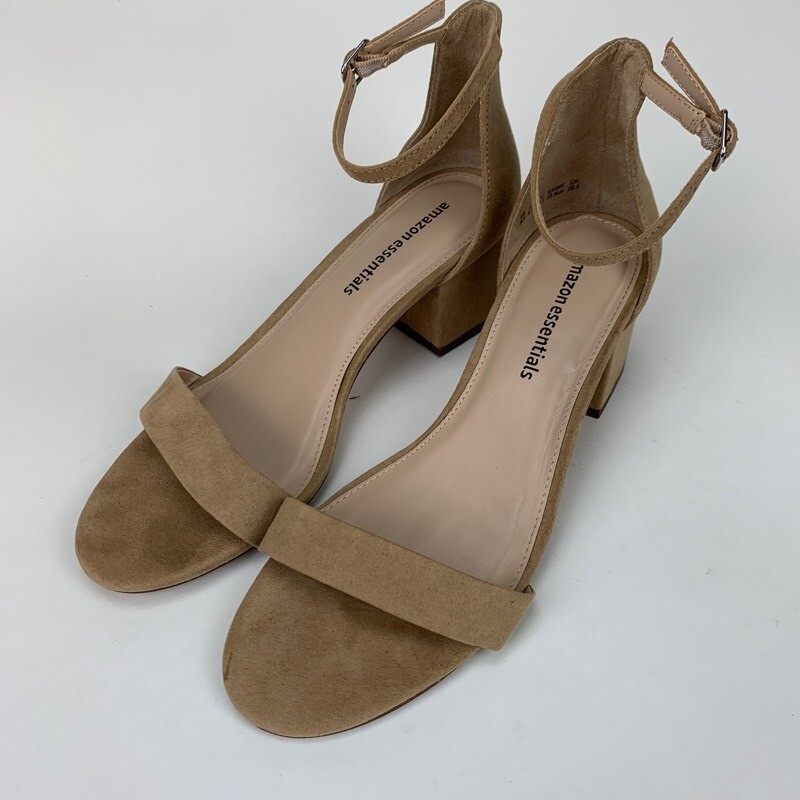 Amazon Essentials Womens Ankle Strap Sandals Beig… - image 1