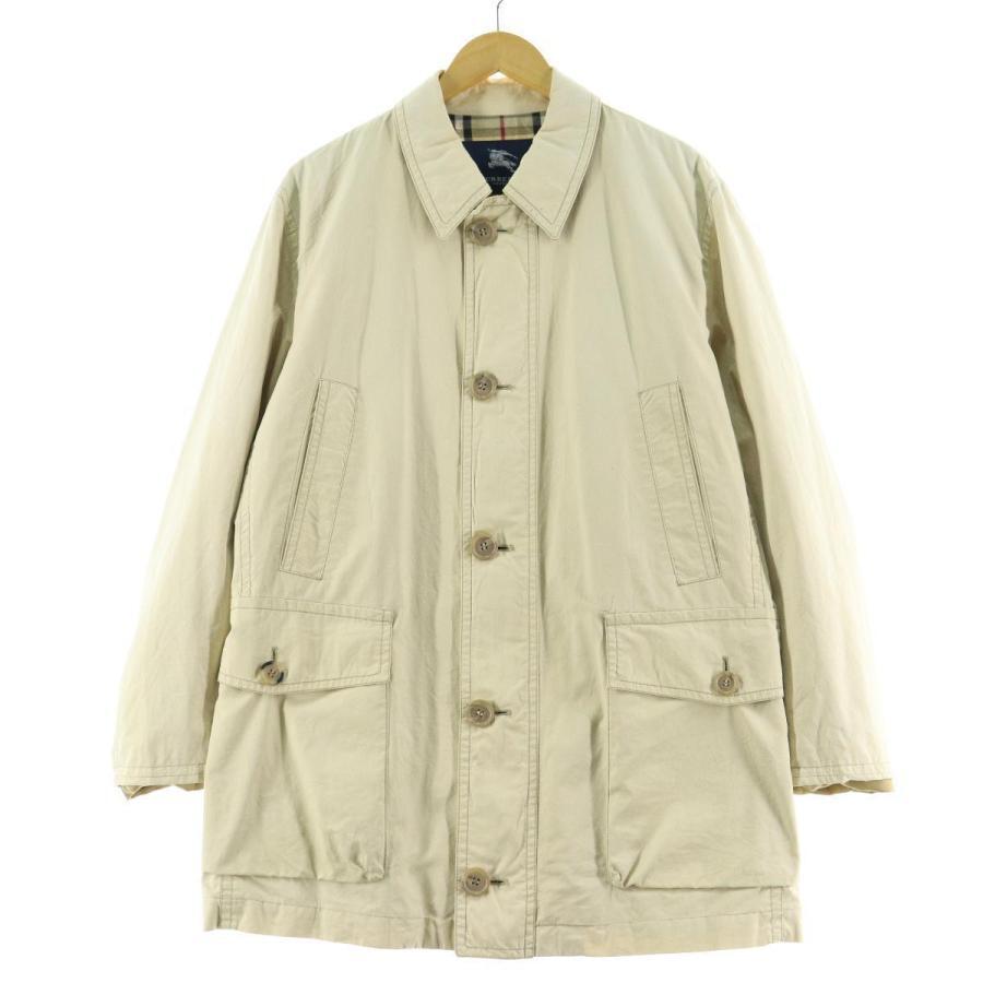 BURBERRY LONDON Half Length Trench Coat Cotton Full Z… Gem