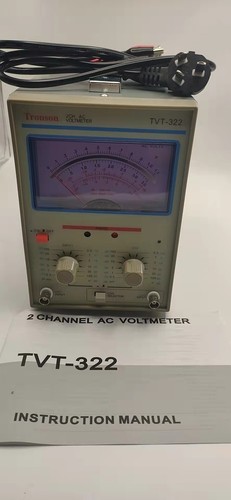 TVT-322 Dual-Kanal Milivoltmeter Doppelnadel Millivoltmeter neues Design - Bild 16 von 16