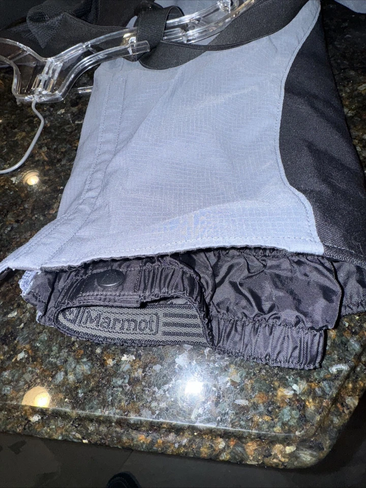 Pantalones softshell Marmot polar esquí nieve negros talla mediana tirantes extraíbles Foto 4 de 4