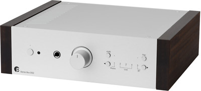 +++++Pro-Ject Stereo Box DS2  ++++++ Silber Seidenmatt Eukalyptus - Bluetooth -