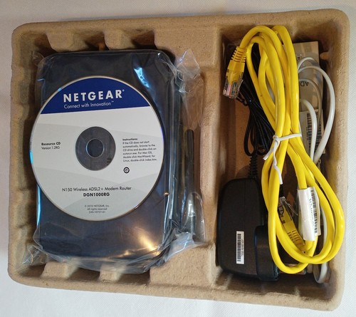 Black Netgear N150 DGN1000 Wireless / Cable ADSL2+ Modem Router – NEW old Stock - Picture 3 of 5