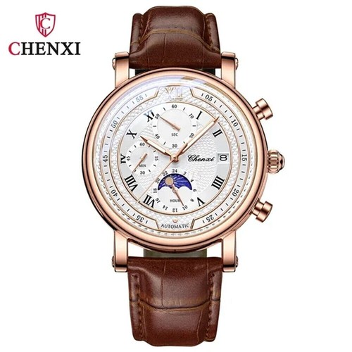 SALE - Watch Male Roman Numeral Chronograph Wristwatch Luminous Men Quartz Watch - Picture 21 of 23