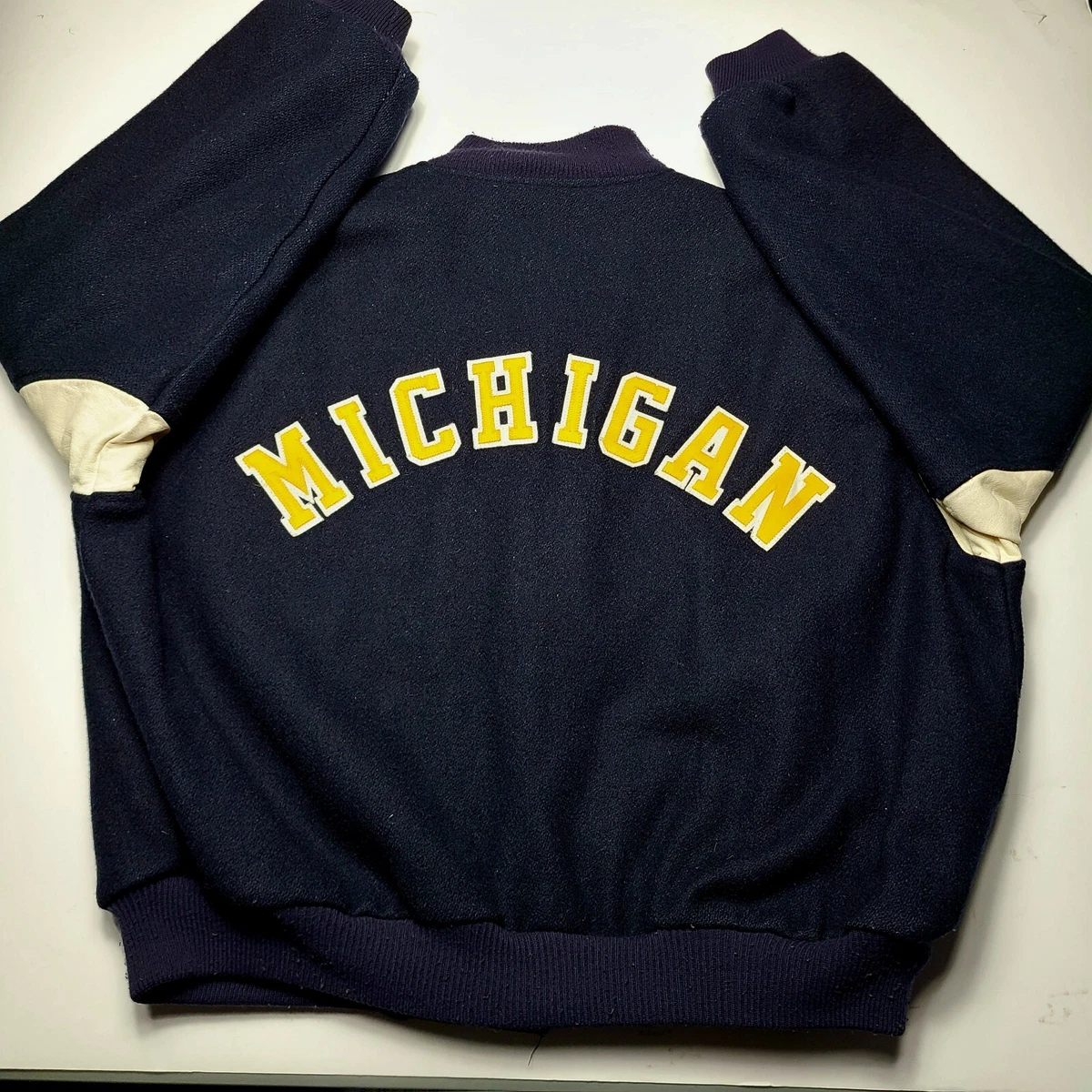 Michigan wolverines hotsell letterman jacket