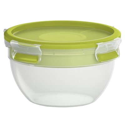 EMSA Clip & Go Salatbox, rund, 1 L / 2,6L