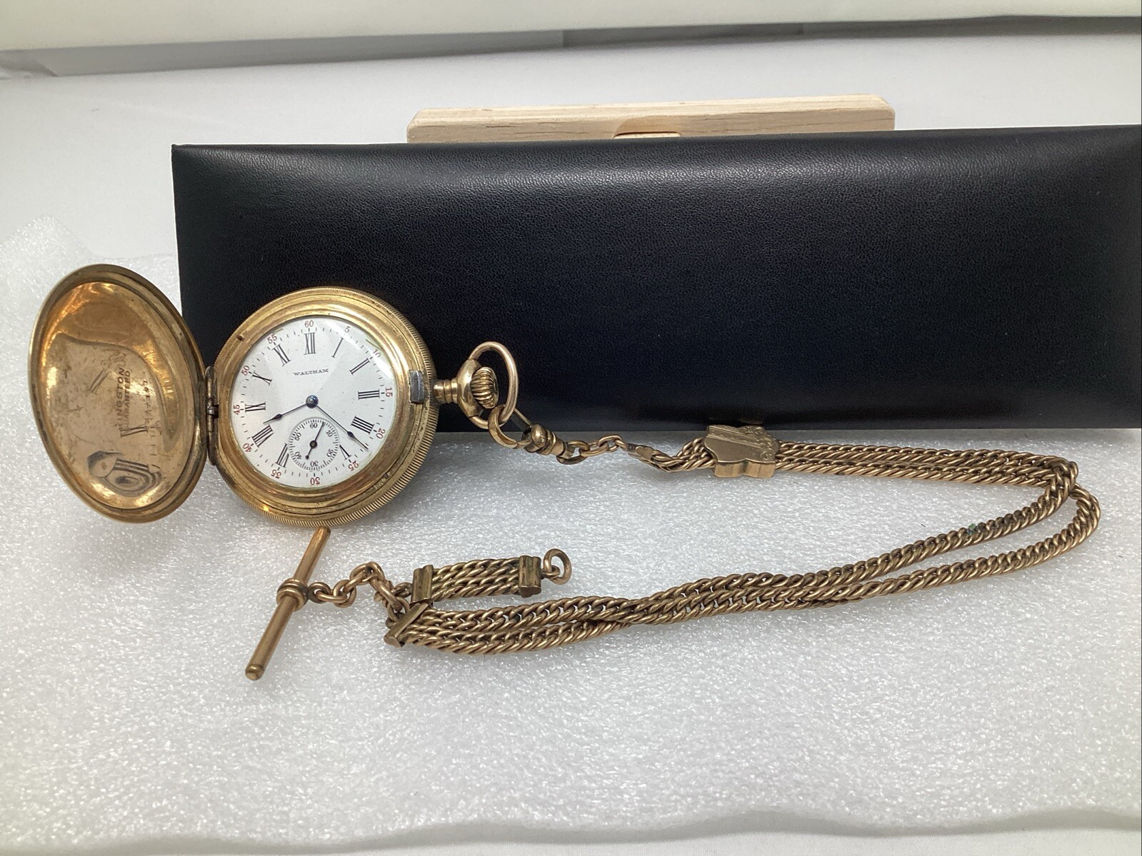 Waltham Gold Pw36 Railroad Pocket Watch
