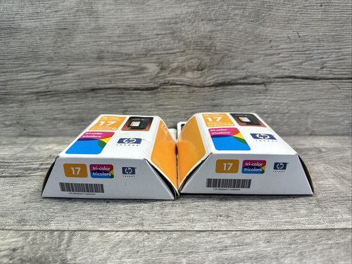 Lot 2 hp inkjet print cartridge 17 hp deskjet for 825 840 842 845 new L23 - Picture 4 of 4