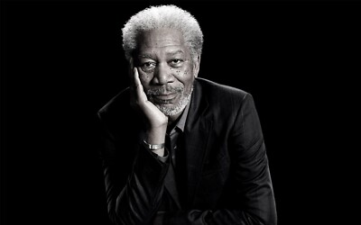 Großes A3 Morgan Freeman Poster (brandneu)