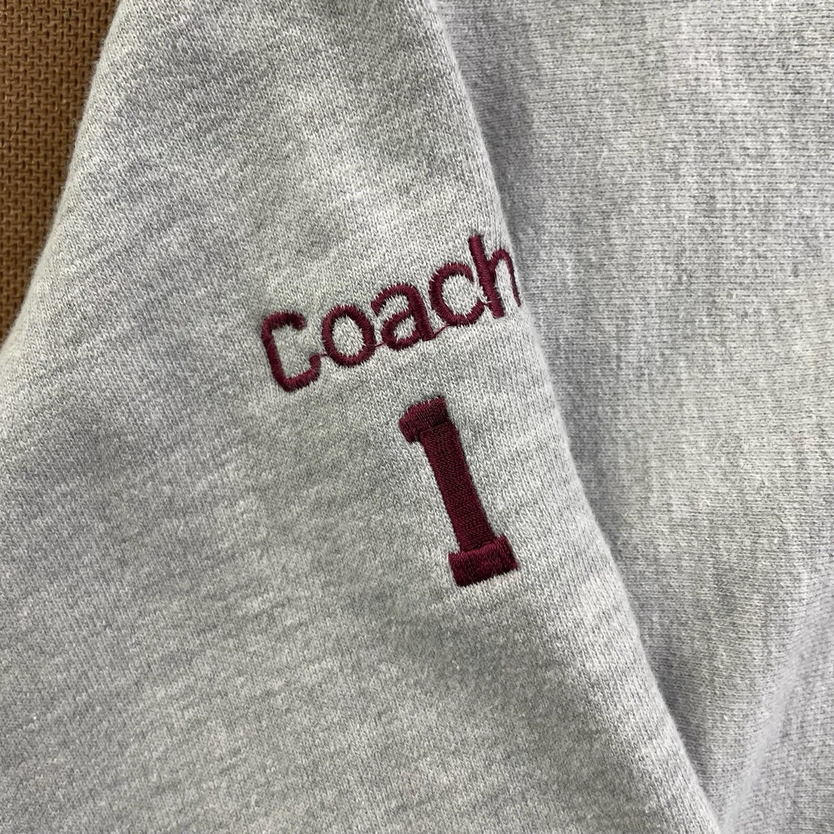 Champion Hoodie District Champs Coach Embroidered Graphic Mens