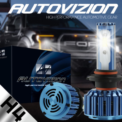 CREE H4 9003 HB2 488W 48800LM LED Headlight Kit White Light Bulbs High low Beam