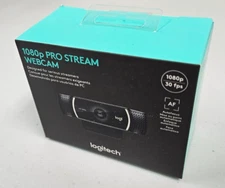 Logitech C922 1080p Pro Stream HD Webcam Black  960-001376 30 fps NEW SEALED
