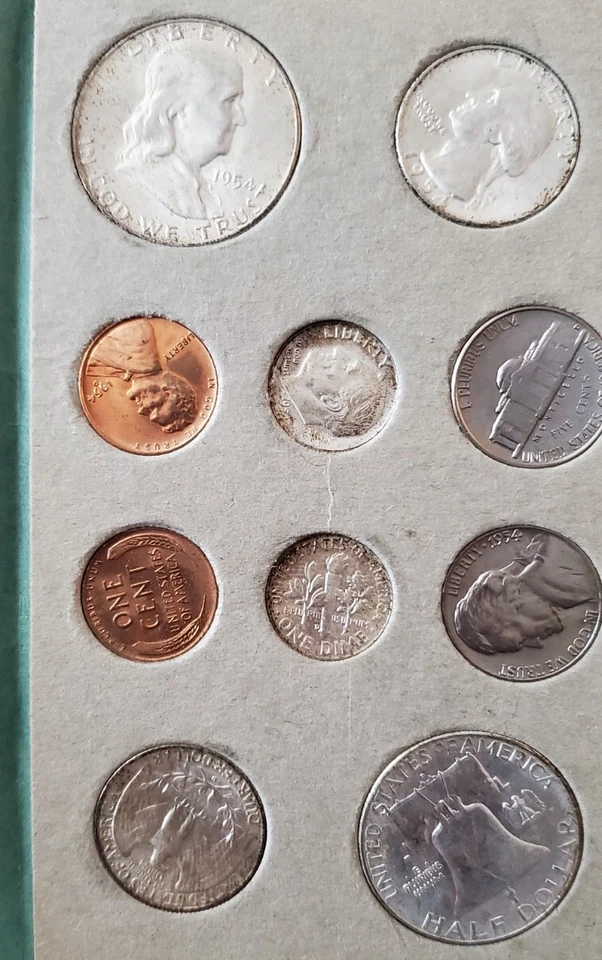 1954 PDS Double Mint Set (30) Uncirculated Original Toning see pics. Our t1915 - Image 4 of 4