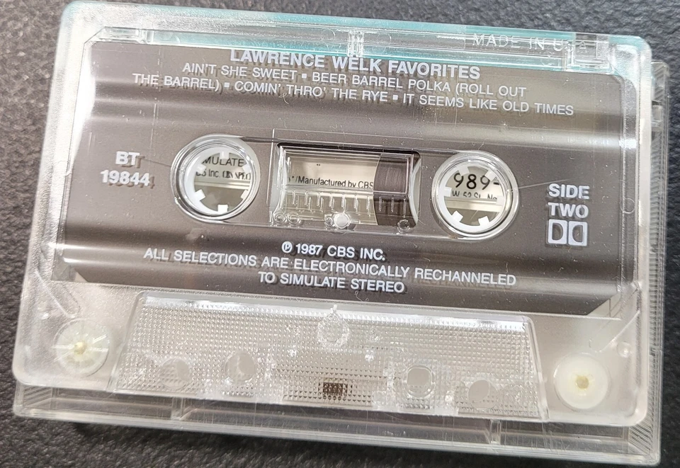 Lawrence Welk Favorites Cassette - Tested Works - Vintage Big Band Music Foto 4 de 4