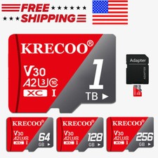 Memory Card 256GB Micro SD Card 1024GB 4K UHD GoPro Video Recording A2 Class 10