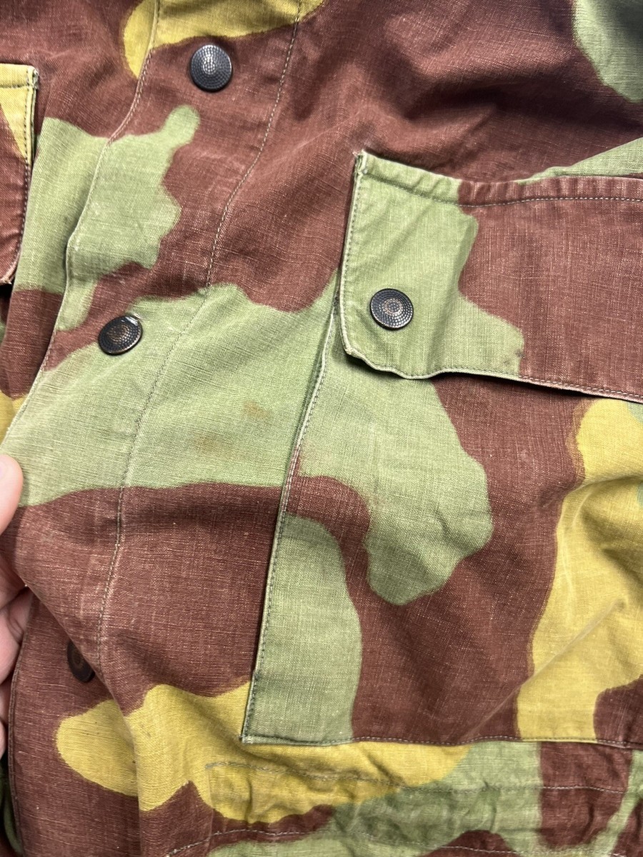 50～60s italian army morter circle jacket 60's] Italian Army Motorcycle Leatherer Jacket 