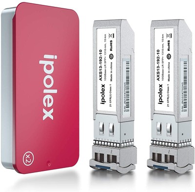10G LR SFP+ Transceiver, 10GBase-LR Fiber Module, SFP+ LR to LC Single Mode f...