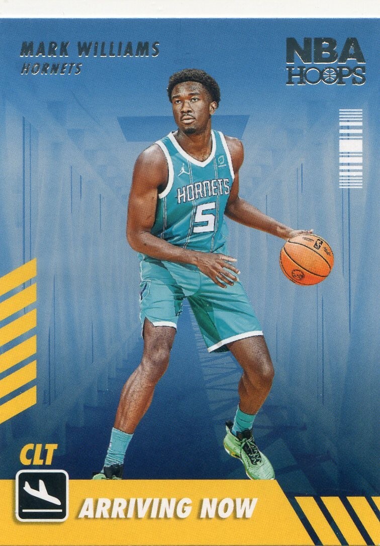 2022-23 Panini Hoops NBA MARK WILLIAMS RC ROOKIE ARRIVING
