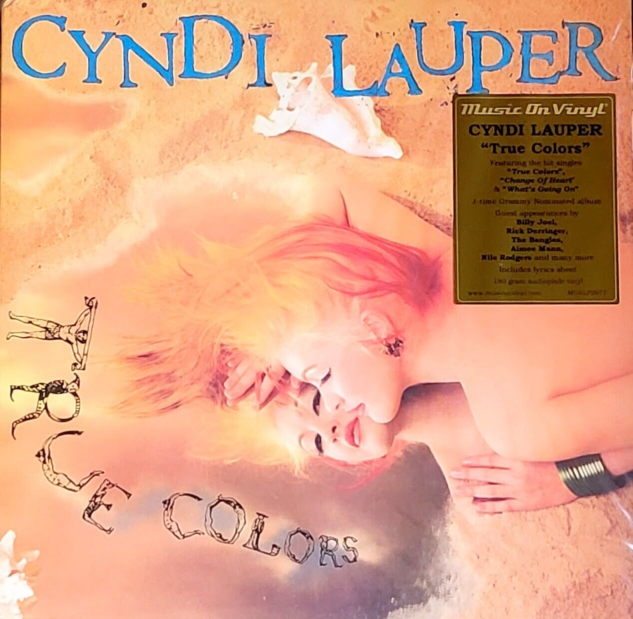 CYNDI LAUPER TRUE COLORS - 180-GRAM VINYL LP  " NEW, SEALED "