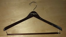 The Swiss Grand Hotel Wood Hanger Vintage Wooden Clothing Hanger