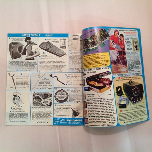 Vtg 1977 Color Special Discount Catalog Sports Liquidators Fish Fishing