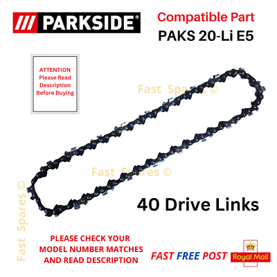 Catena per motosega 25 cm, 1,1 mm, 40 TG, per Parkside