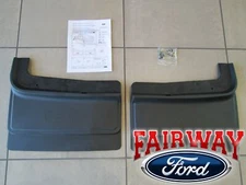 17 thru 22 Super Duty OEM Ford Splash Guard Mud Flap Set 2-pc DRW Dually