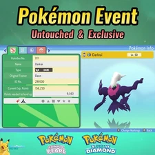 ✨Shiny Darkrai ✨Event Member Card ✨ Brilliant Diamond & Shining Pearl✨