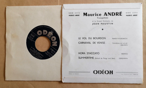 Maurice Andre: Il Volo Del Calabrone 7" EP Odeon SOE 3173 Orch Jean Faustin 1957 - Foto 2 di 2