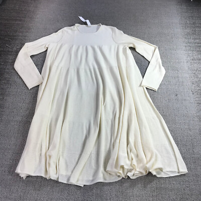 knee length dresses for ladies Adena Pointelle Knit Mini Dress / Ivory | Meshki