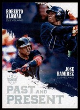 2018 Panini Diamond Kings Past and Present #PP7 Roberto Alomar/Jose Ramirez