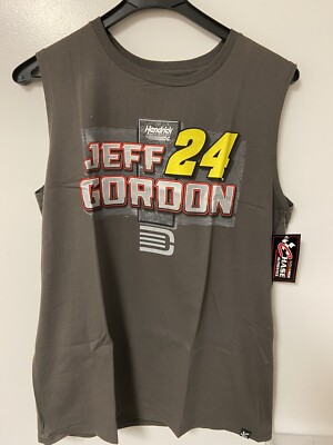 Jeff Gordon # 24 Nascar Chase Wedge Sleeveless Men's Shirt 2 Spot  x-large