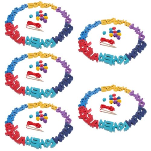 5 Pieces Spielzeug Bausätze Russische Sprache Lernspielzeug Alphabet - Bild 9 von 12