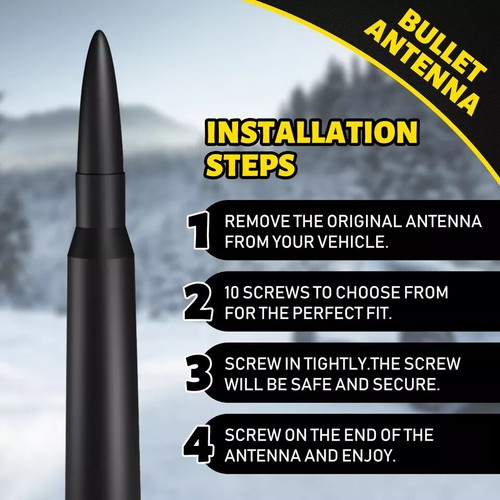 5X BULLET ANTENNA!!! 5 TIMES THE RECEPTION OF STANDARD BULLET ANTENNAS!!! - Picture 4 of 6