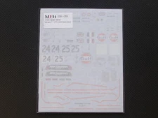 MFH Model Factory Hiro 1/24 McLaren F1 GTR Ver.B Spare Decal SDK-359 from Japan