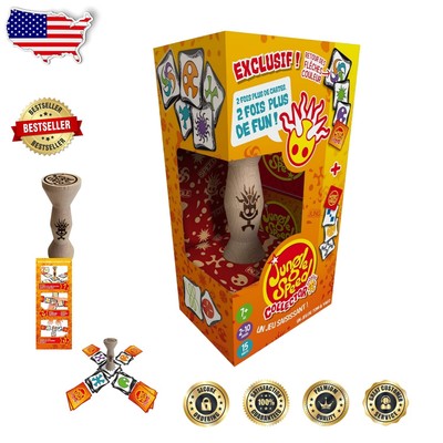 Jungle Speed Collector: 140 Cards, New Symbols, for 2-10 Players - Portable Fun!