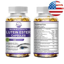 Lutein 20mg and Zeaxanthin  120 Softgels  Eye Health Vitamins,by NATURE'S LIVE