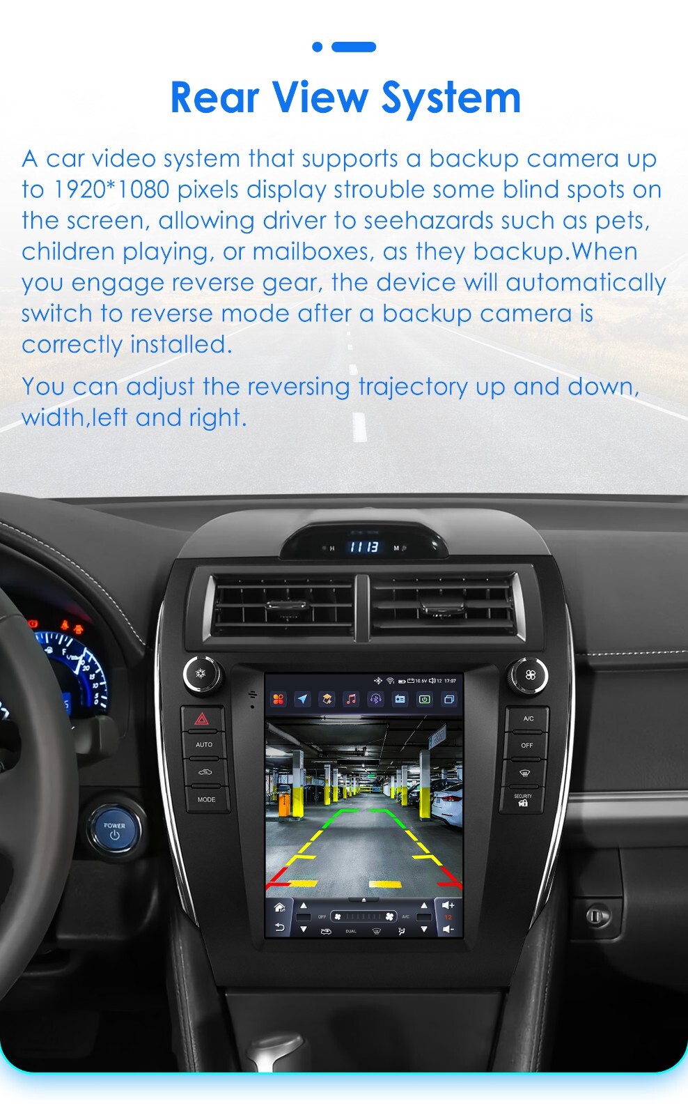 9.7''Android 13 Car Video Player for Toyota Camry 2012 2013 2014 2015 Stereo GPS