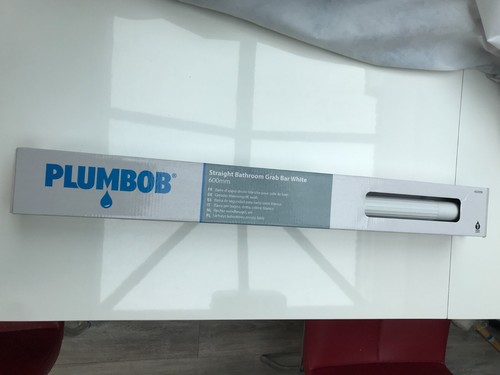 Grab Rail 600mm Length Towel Rail White Plumbob 435038 - Picture 5 of 5