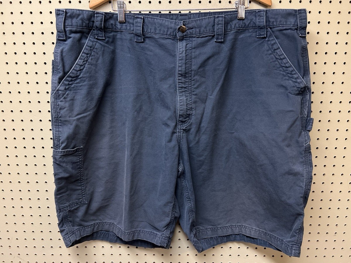 Carhartt B147 Blue carpenter Shorts Mens Size 48 Tan Original Fit