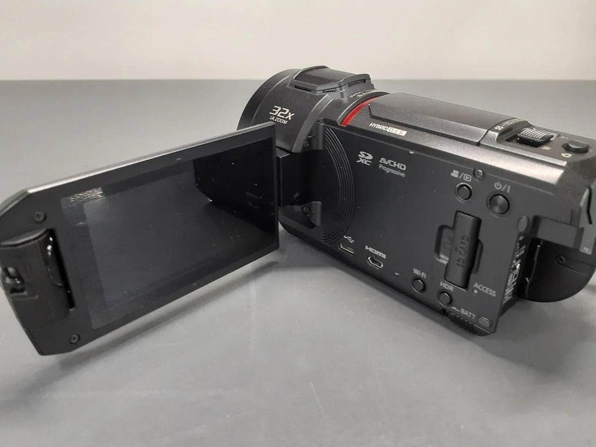 Panasonic HC-WX1M digital Camcorder 4K SDXC AVCHD wifi black power adapter