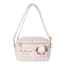 Sanrio Pochacco Shoulder bag with stuffed toy Japan NEW Sanrio Characters
