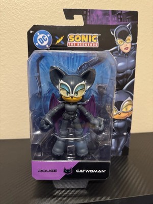 DC x Sonic Rouge The Bat as Catwoman 5  Figure Jakks Pacific NEW