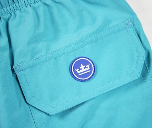 Peter Millar Mens Swim Shorts Trunks S Seaside Stretch Magic Print Turquoise $98 - Picture 4 of 8