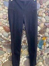 Womans Simply Vera Wang slimfit sliming waist pull on dress pants size S black