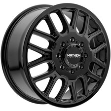 Mayhem Cogent Dually Front 17x6.5 8x210 125mm Gloss Black Wheel Rim 17 Inch