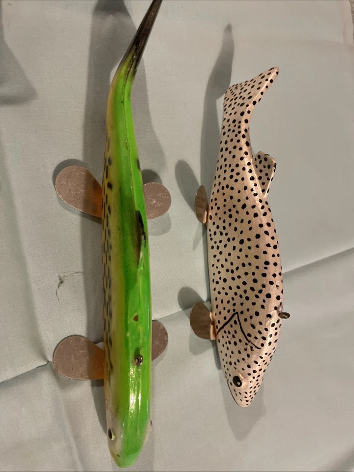 3 Vintage Fish decoys - Image 3 of 4