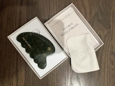 NEW Rena Chris Gua Sha BODY Slimming Tool, Natural Jade Stone Guasha