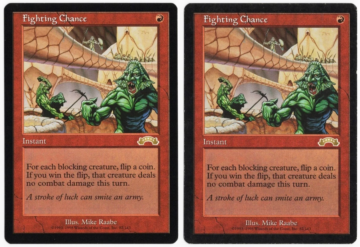 Magic: The Gathering Exodus Red Rare Individual Collectible Card