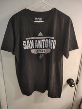 New San Antonio Spurs Mens Size Large Adidas Black Shirt